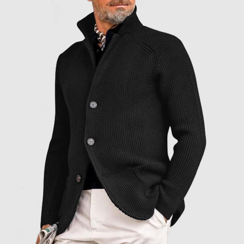 Stijlvol Herenvest met Opstaande Kraag – Comfort & Warmte