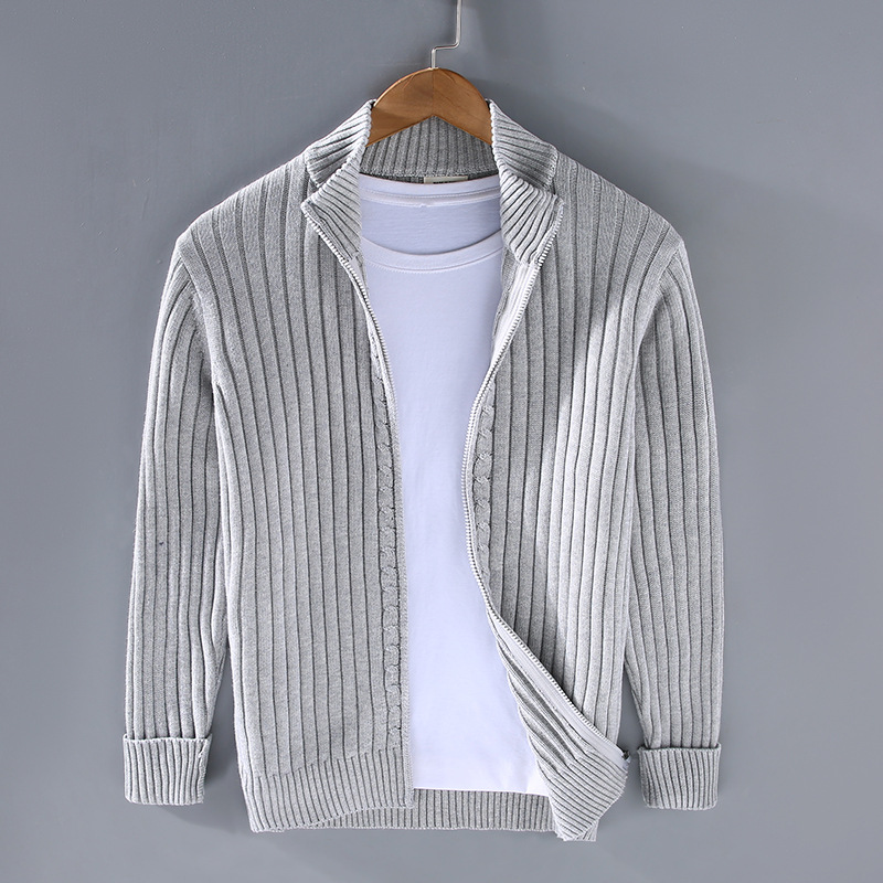 Premium Herren Strickjacke aus Baumwolle – Komfort & Klasse