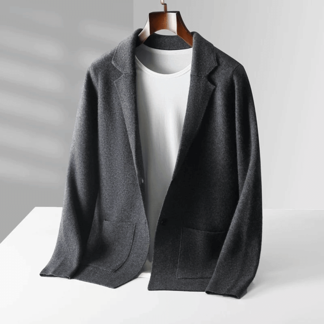 Wollen Damesmantel met Zak – Ideaal voor Herfst en Winter