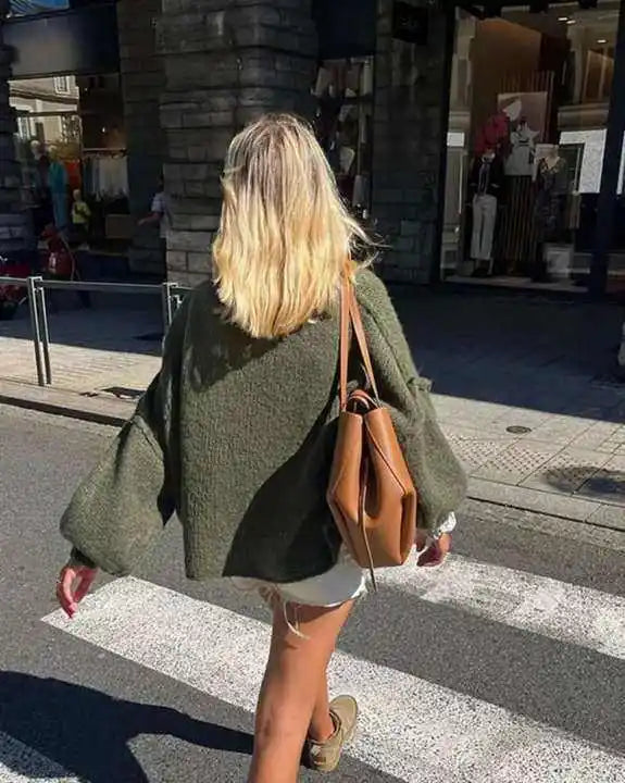 Myna – Zachte Oversized Gebreide Trui voor Dames