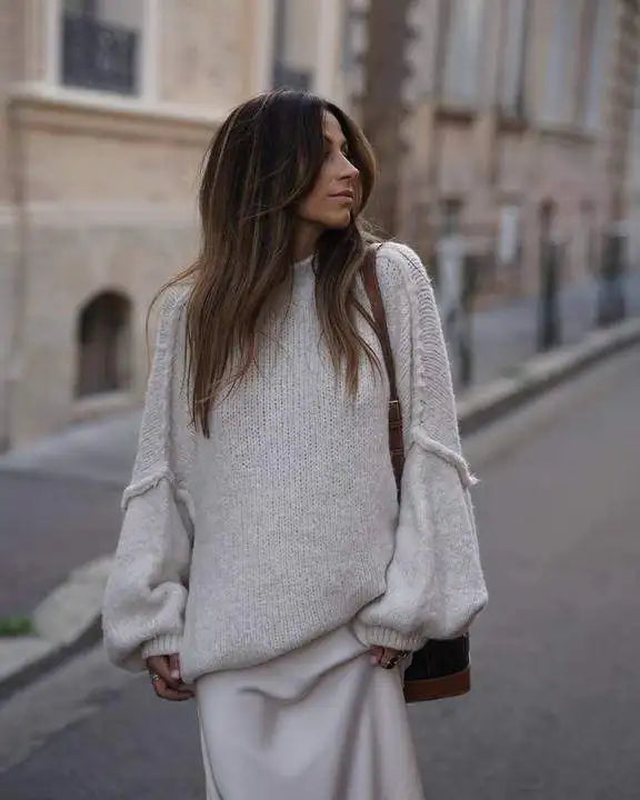 Myna – Zachte Oversized Gebreide Trui voor Dames