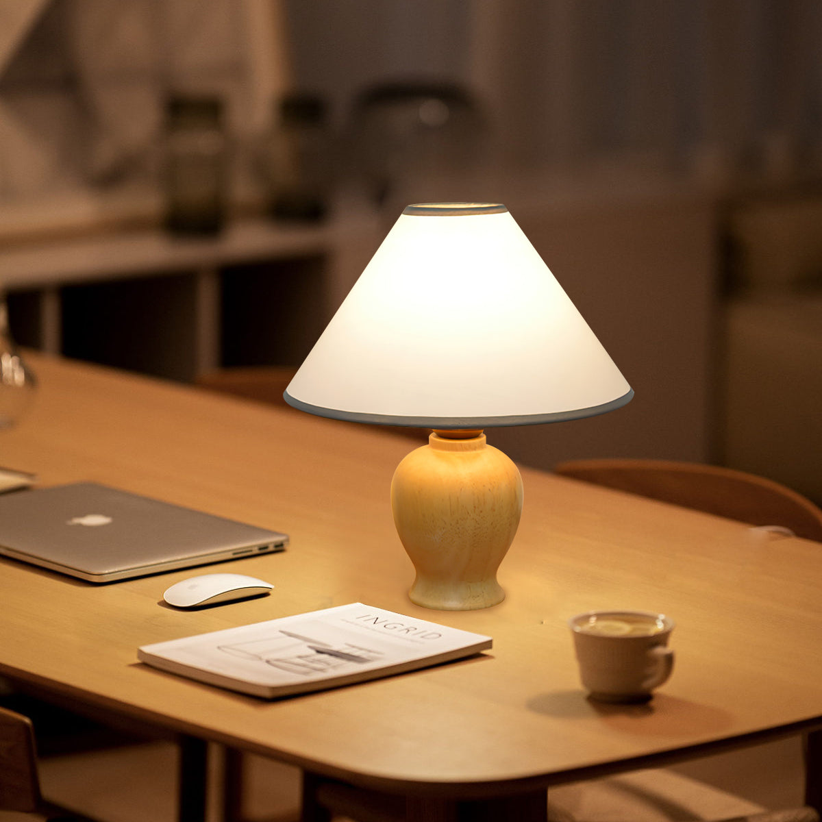 Arbol Tafellamp - Stijlvolle en Moderne Lamp met Houten Basis