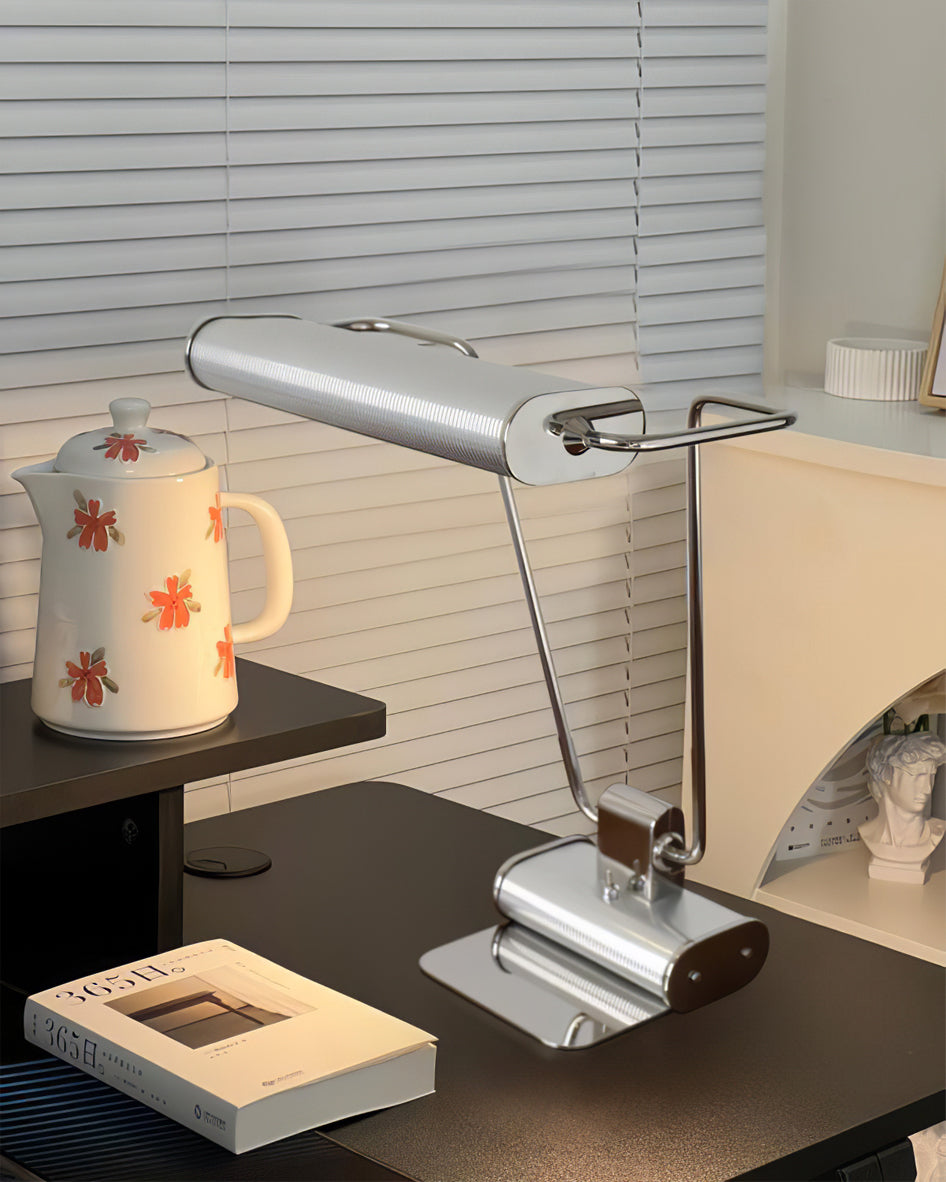 Art Deco Tafellamp – Moderne Bauhaus Lamp met Open Kap | Stijlvolle Verlichting voor op het Bureau