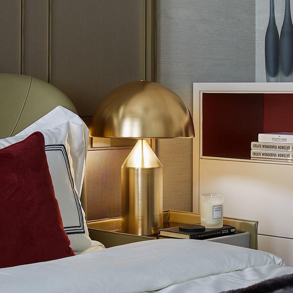 Atollo Glas Tafel Lamp – Geometrisch Design met LED of Edison Gloeilamp Table lamp Myna Mode