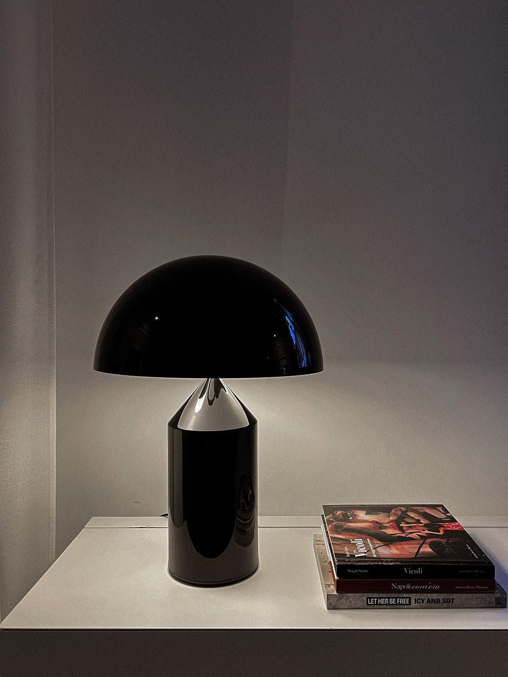 Atollo Glas Tafel Lamp – Geometrisch Design met LED of Edison Gloeilamp Table lamp Myna Mode