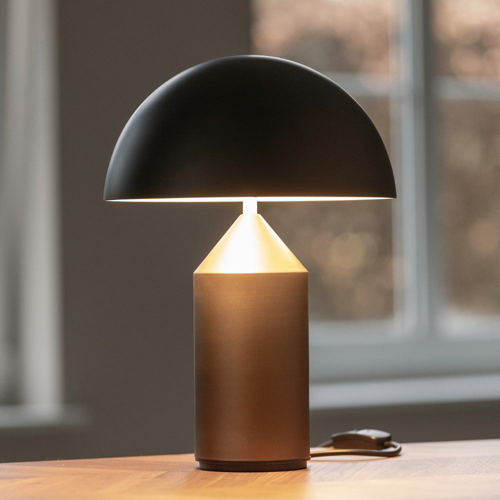 Atollo Glas Tafel Lamp – Geometrisch Design met LED of Edison Gloeilamp Table lamp Myna Mode