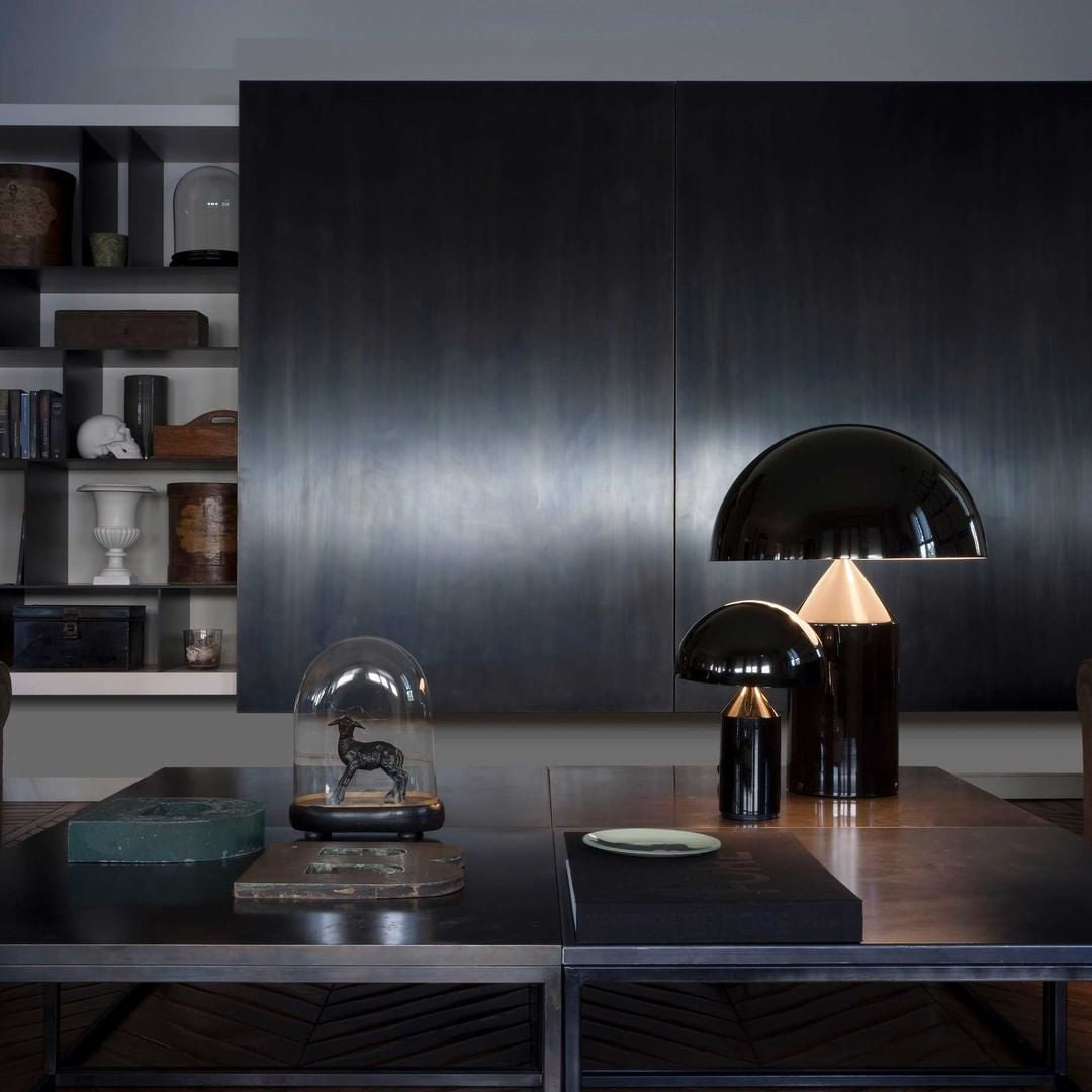 Atollo Glas Tafel Lamp – Geometrisch Design met LED of Edison Gloeilamp Table lamp Myna Mode