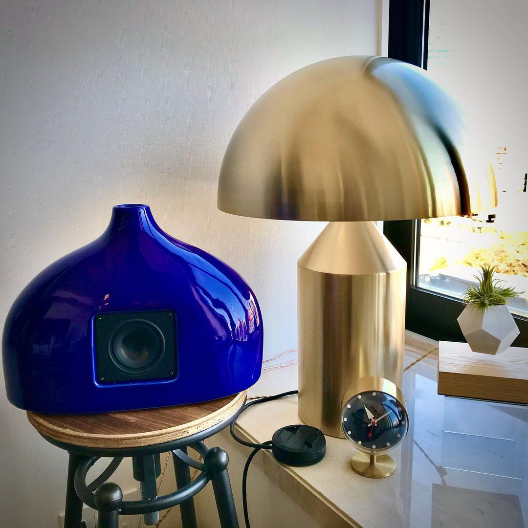Atollo Glas Tafel Lamp – Geometrisch Design met LED of Edison Gloeilamp Table lamp Myna Mode