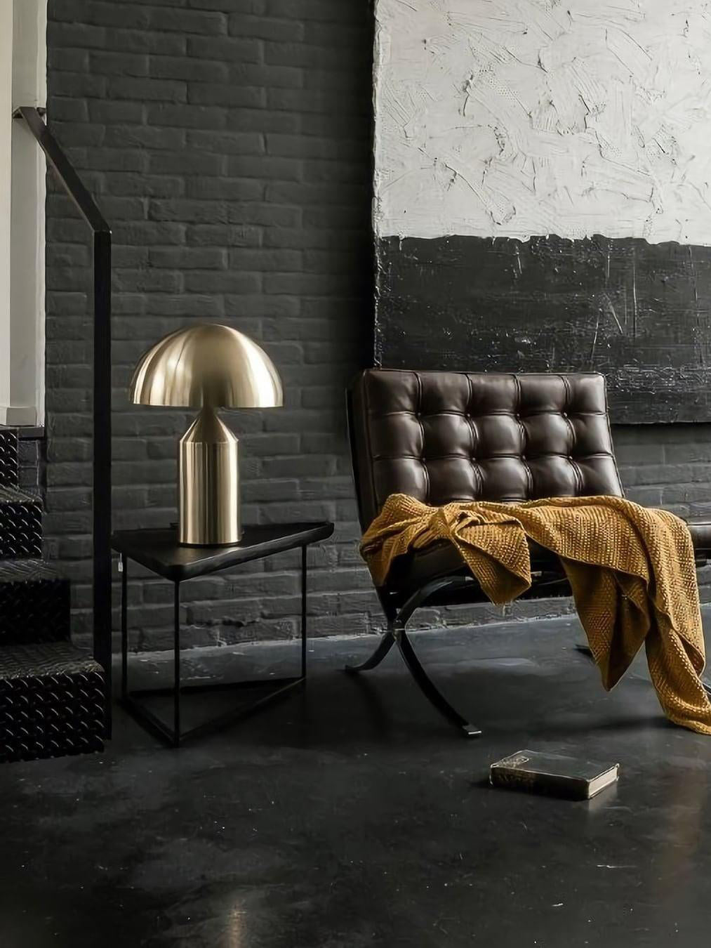 Atollo Glas Tafel Lamp – Geometrisch Design met LED of Edison Gloeilamp Table lamp Myna Mode