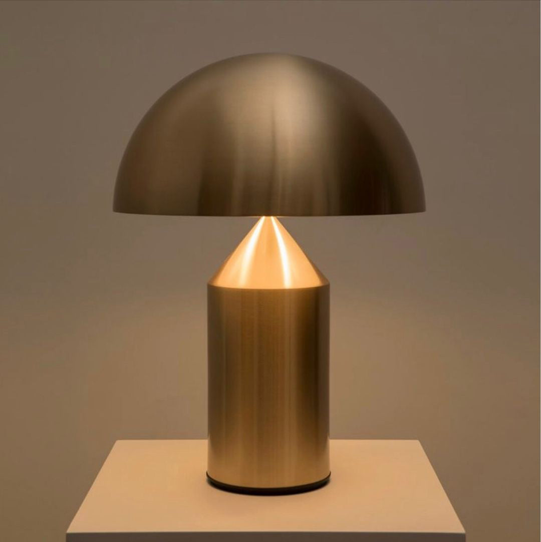 Atollo Glas Tafel Lamp – Geometrisch Design met LED of Edison Gloeilamp Table lamp Myna Mode