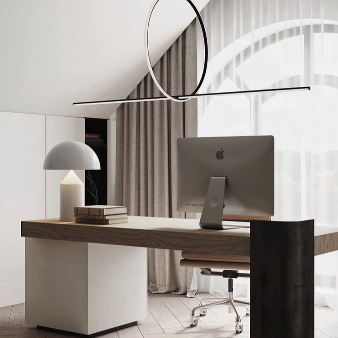 Atollo Glas Tafel Lamp – Geometrisch Design met LED of Edison Gloeilamp Table lamp Myna Mode