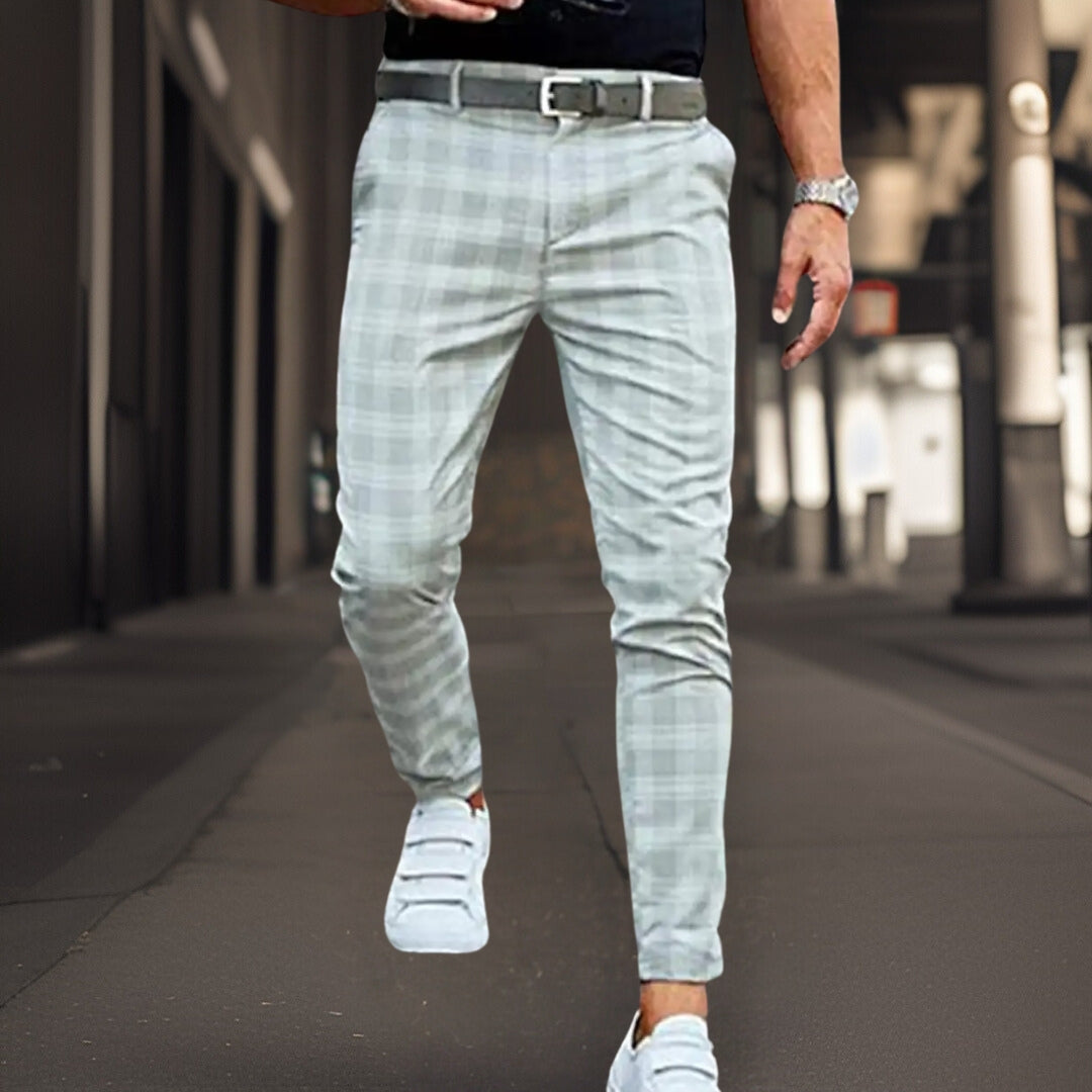 Heren Comfortabele Chino Broek met Meerdere Zakken