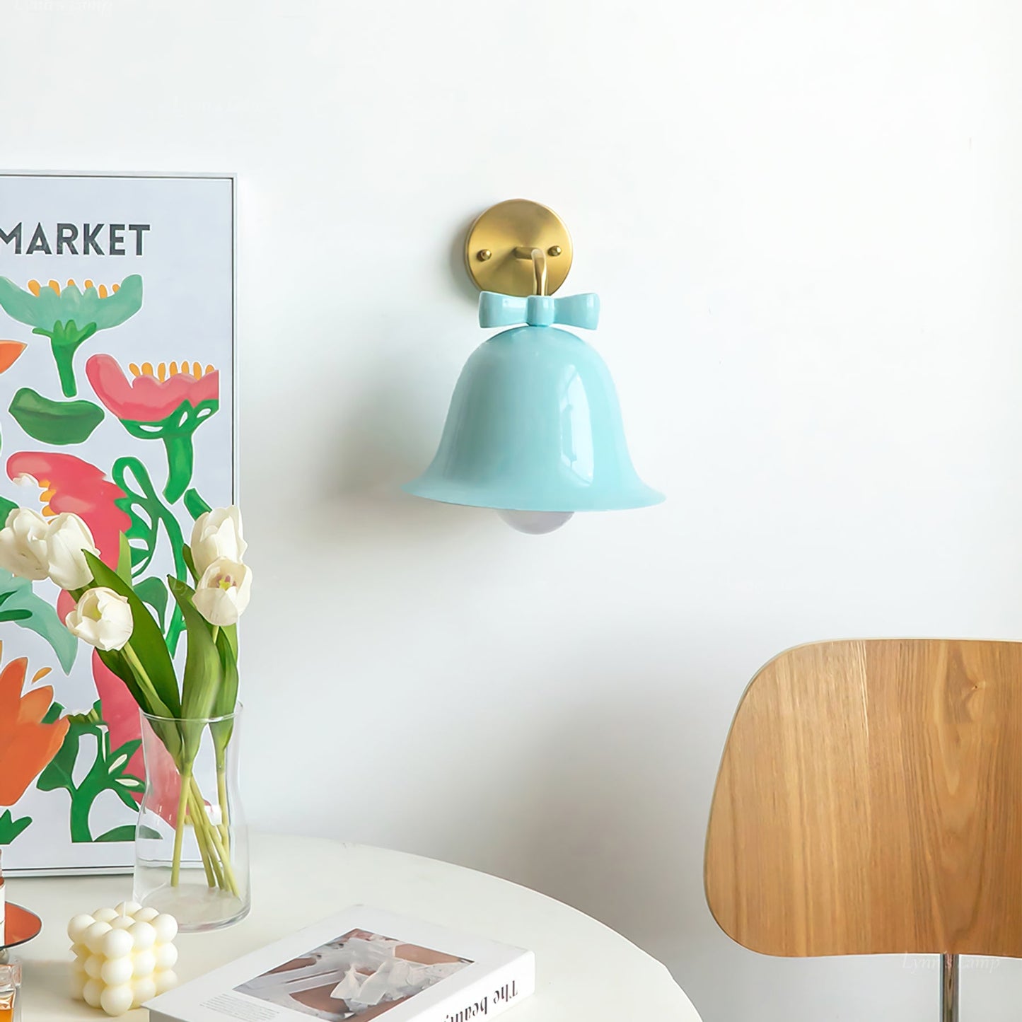 Belvormige Wandlamp – LED Muurverlichting met Speels Design voor Sfeervolle Interieurs