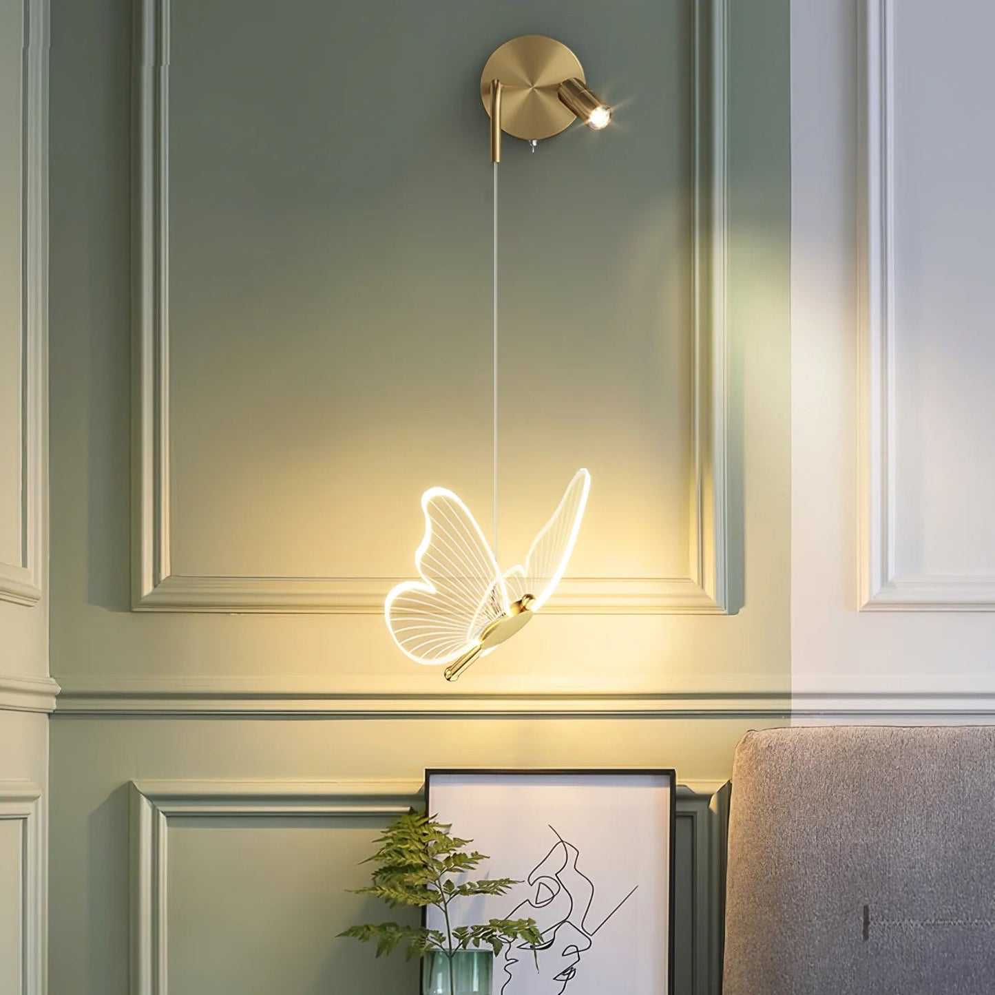 Vlinder Wandleuchte LED – Stimmungsvolle Kinderzimmerbeleuchtung mit Buntes Licht
