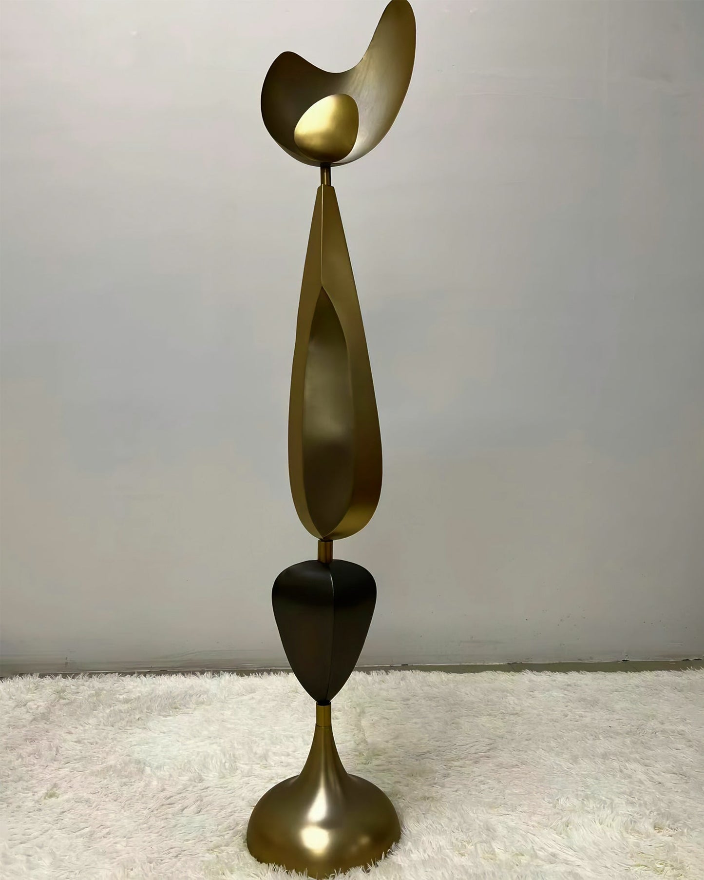 Cosmo Vloerlamp - Bronzen Afwerking - Moderne Design & Ambiance Verlichting