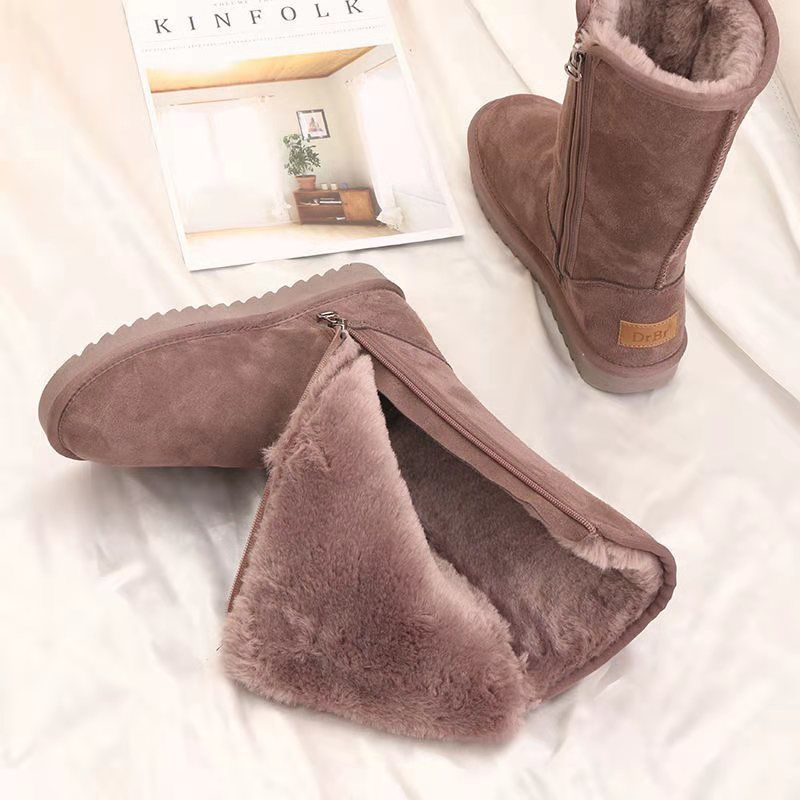 Warme dames snowboots – Comfortabele winterlaarzen met pluche voering
