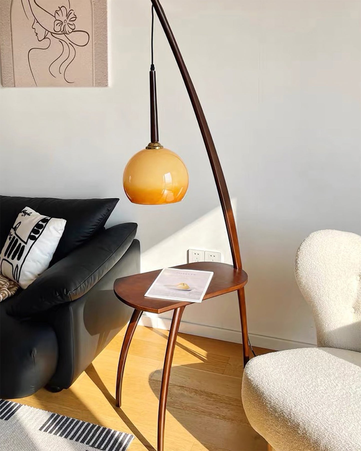 Domus Pollo Vloerlamp | Moderne Stijlvolle Staande Lamp met Uniek Design