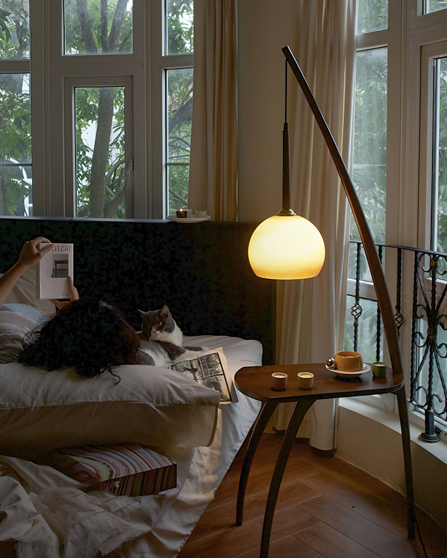 Domus Pollo Vloerlamp | Moderne Stijlvolle Staande Lamp met Uniek Design