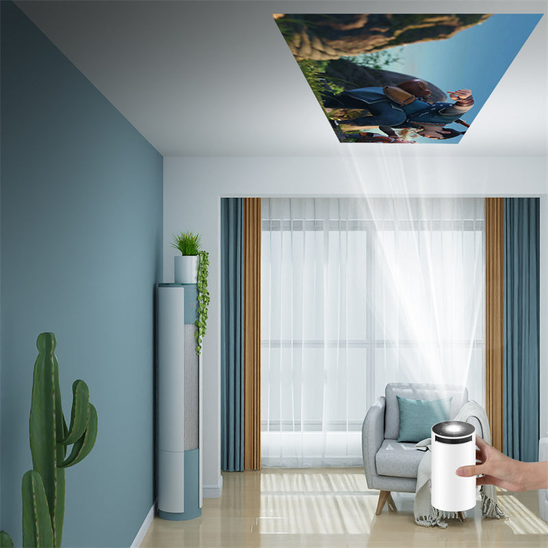 Draagbare 4K Smart Beamer met WiFi & Bluetooth - 180 Graden Projectiehoek en Autofocus