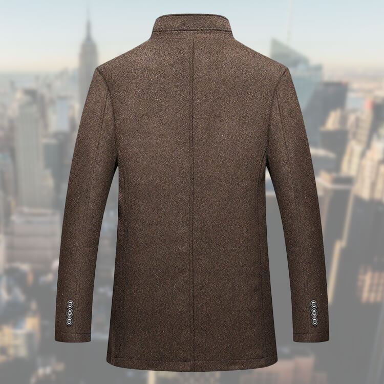 Herren Winterjacke aus Wollmischung - Warm und Elegant
