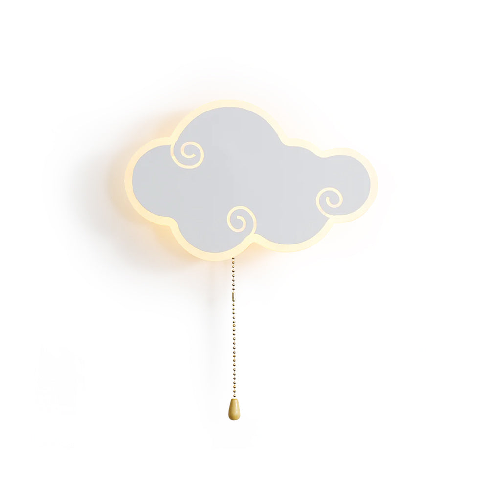 Cloud Wall Lamp – Schattige Wol Lamp voor Kinderkamer met LED Licht