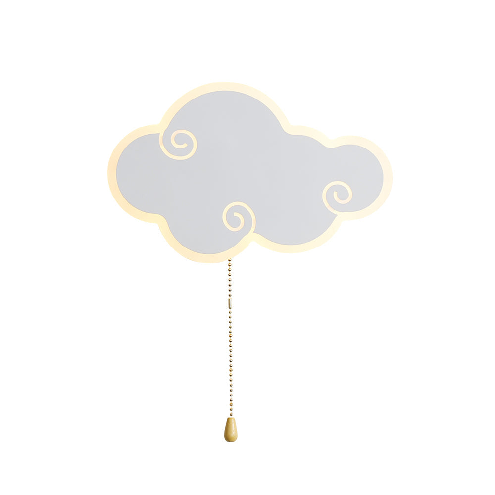 Cloud Wall Lamp – Schattige Wol Lamp voor Kinderkamer met LED Licht