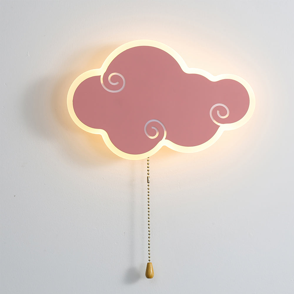 Cloud Wall Lamp – Schattige Wol Lamp voor Kinderkamer met LED Licht