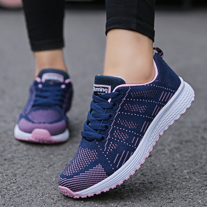Ergonomische Dames Sneakers met Ademend Comfort