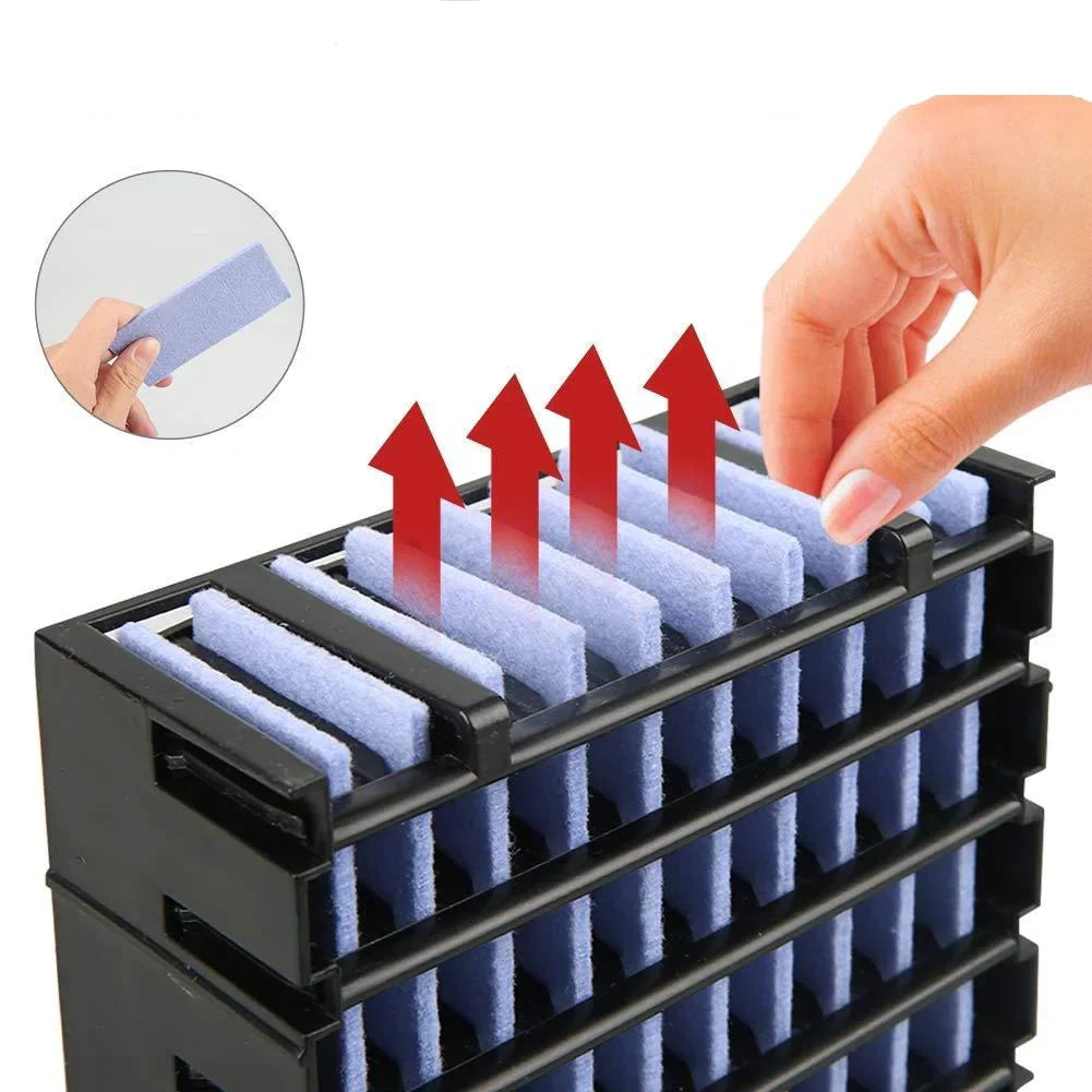 Draagbare Mini Airconditioner – Koelt, Bevochtigt en Zuivert – 3-in-1 USB Luchtkoeler