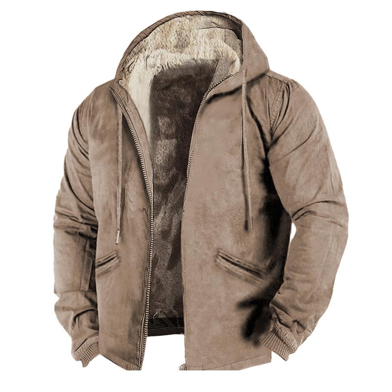 Heren Jas met Sherpa Voering - Warm en Comfortabel voor de Winter