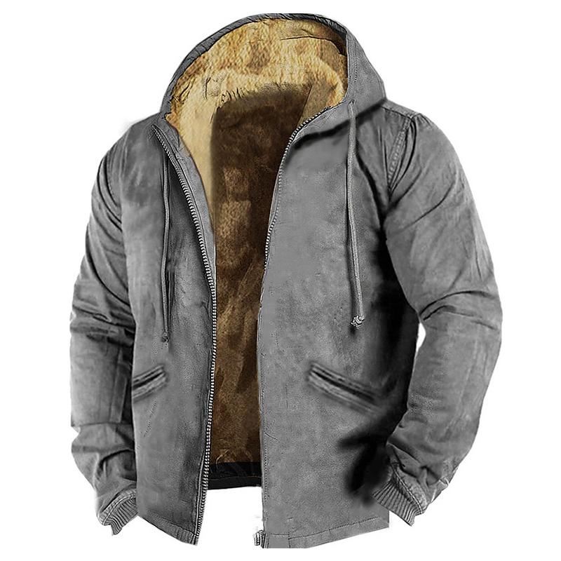 Heren Jas met Sherpa Voering - Warm en Comfortabel voor de Winter
