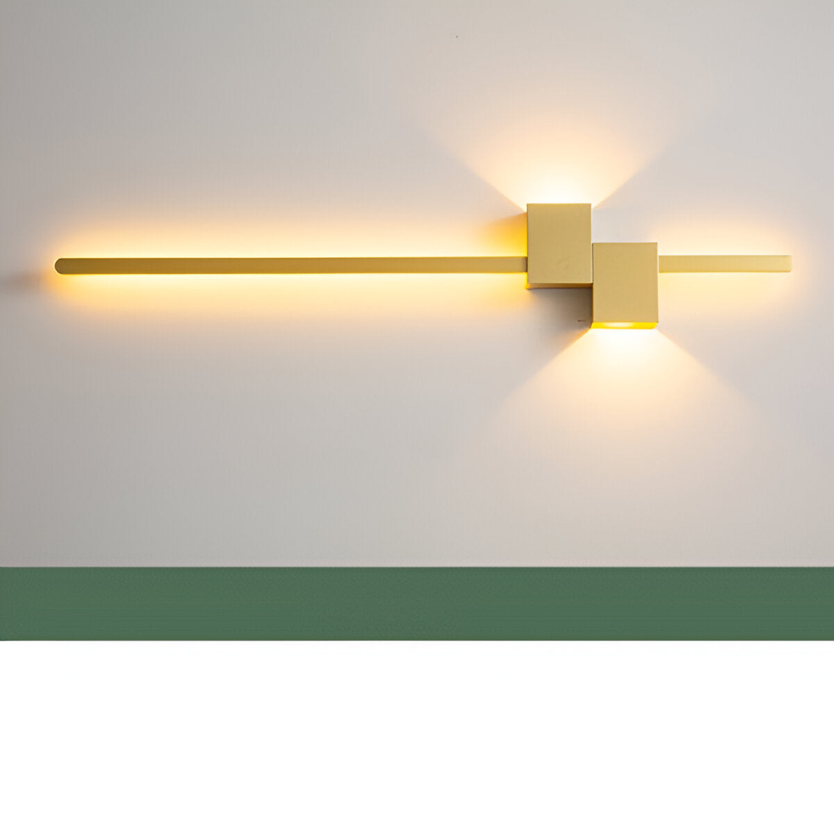 The Line Wandlamp - Minimalistische Zwarte Lange LED Wandverlichting