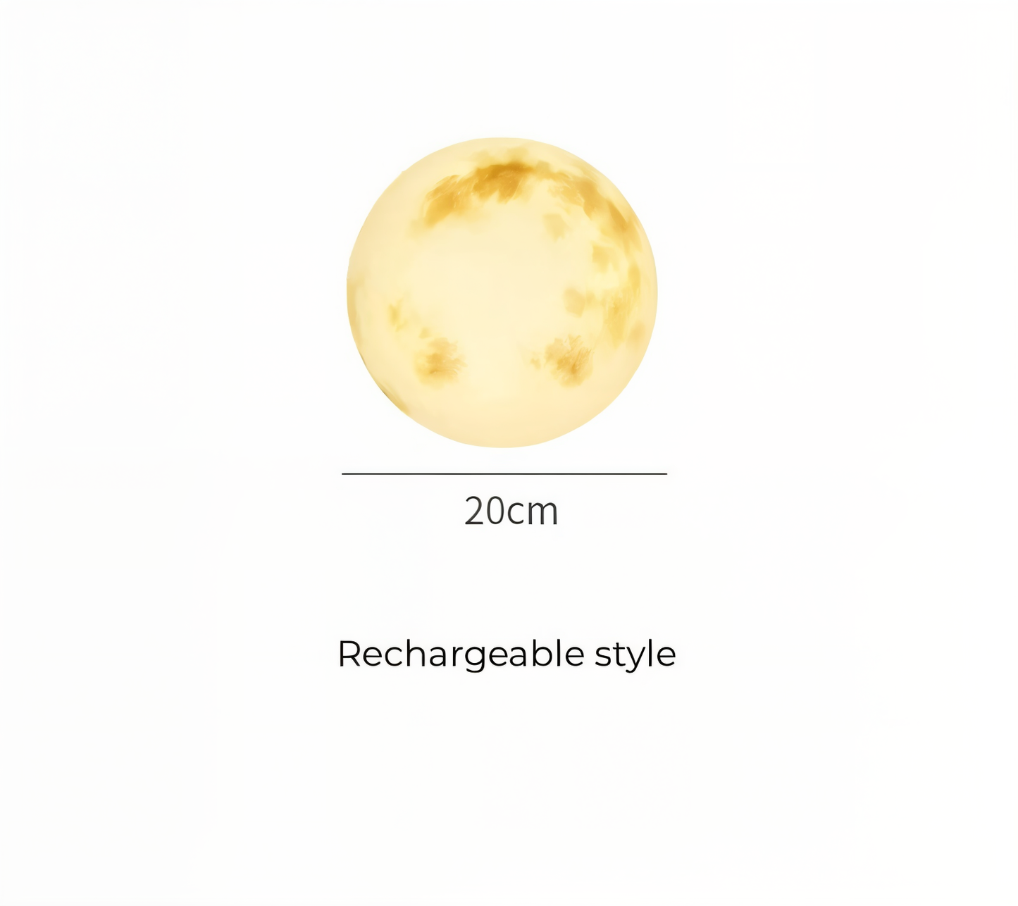 Luna – Solar tuinverlichting in maanvorm – IP65 waterdichte LED buitenlamp – Oplaadbaar via zonne-energie