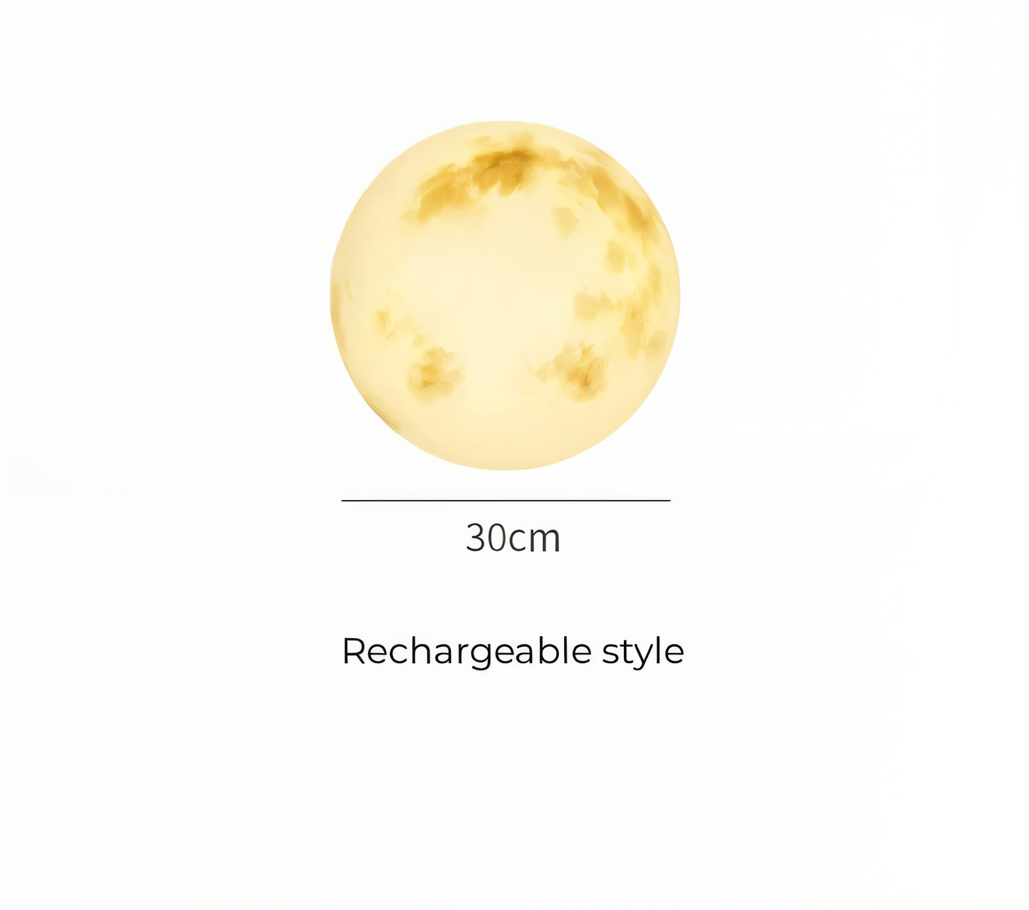 Luna – Solar tuinverlichting in maanvorm – IP65 waterdichte LED buitenlamp – Oplaadbaar via zonne-energie