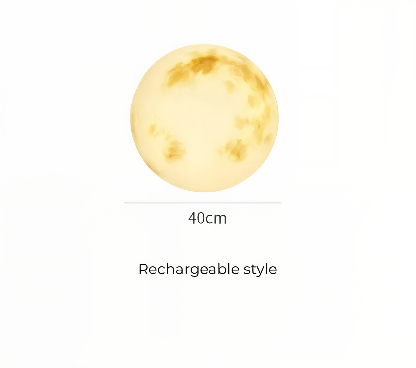 Luna – Solar tuinverlichting in maanvorm – IP65 waterdichte LED buitenlamp – Oplaadbaar via zonne-energie