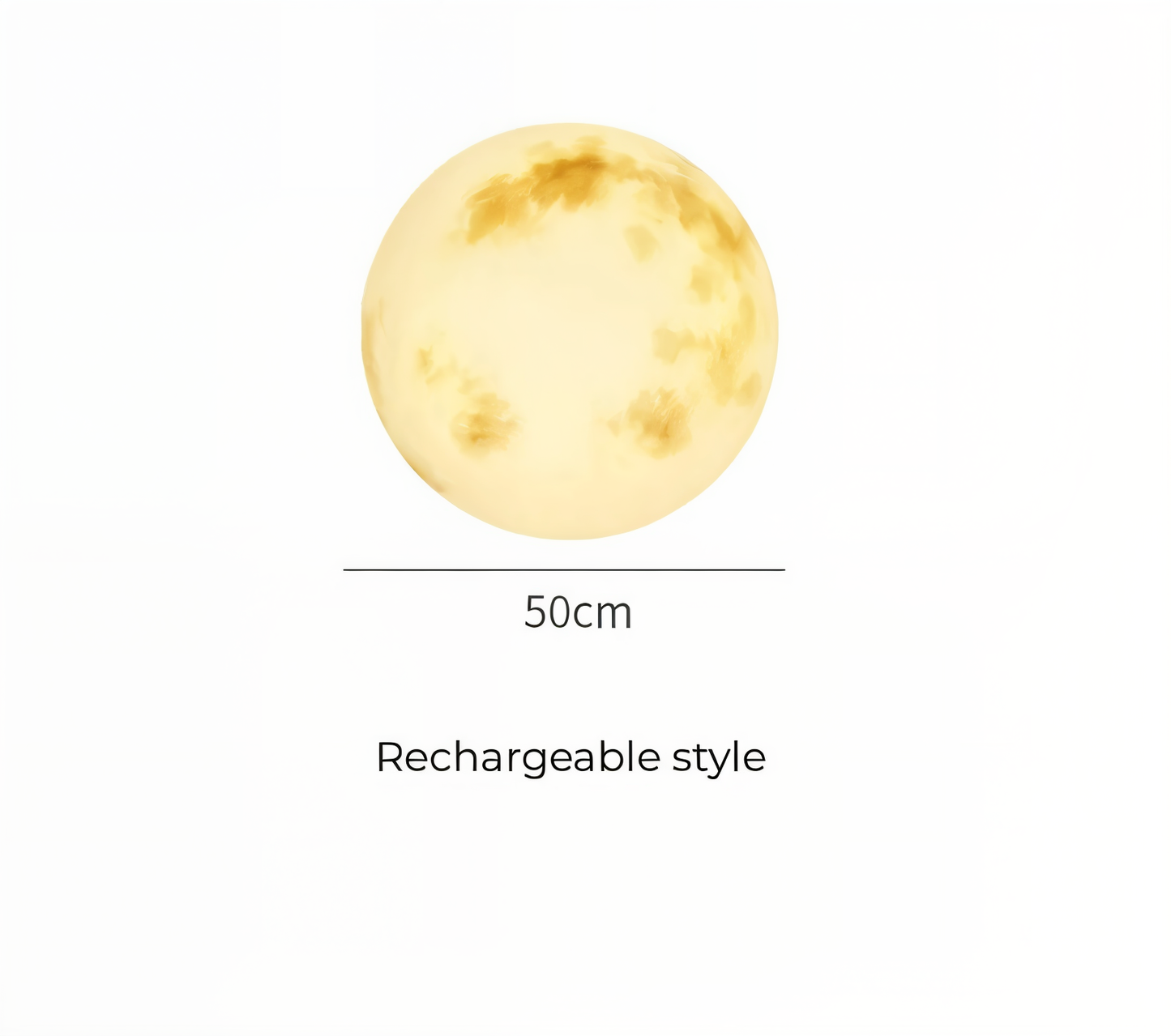 Luna – Solar tuinverlichting in maanvorm – IP65 waterdichte LED buitenlamp – Oplaadbaar via zonne-energie