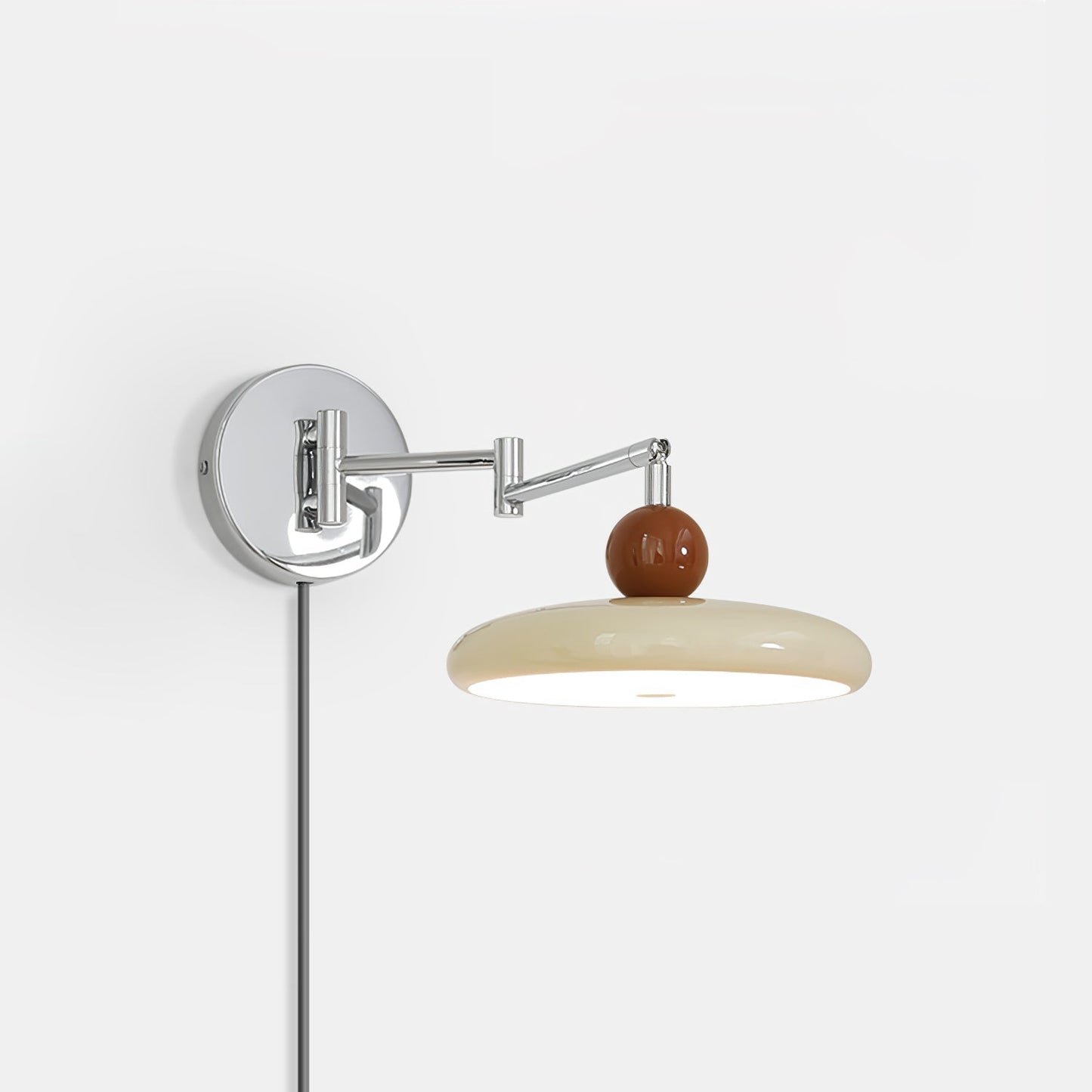 Myna – Wandlamp met Stekker | 20 cm Rond Design met LED