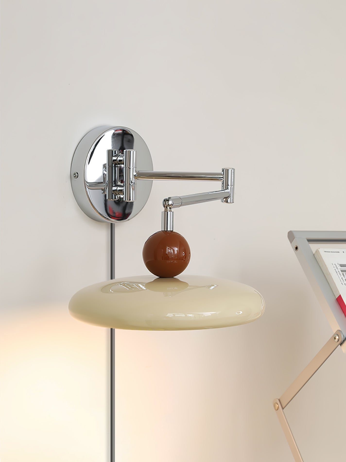 Myna – Wandlamp met Stekker | 20 cm Rond Design met LED