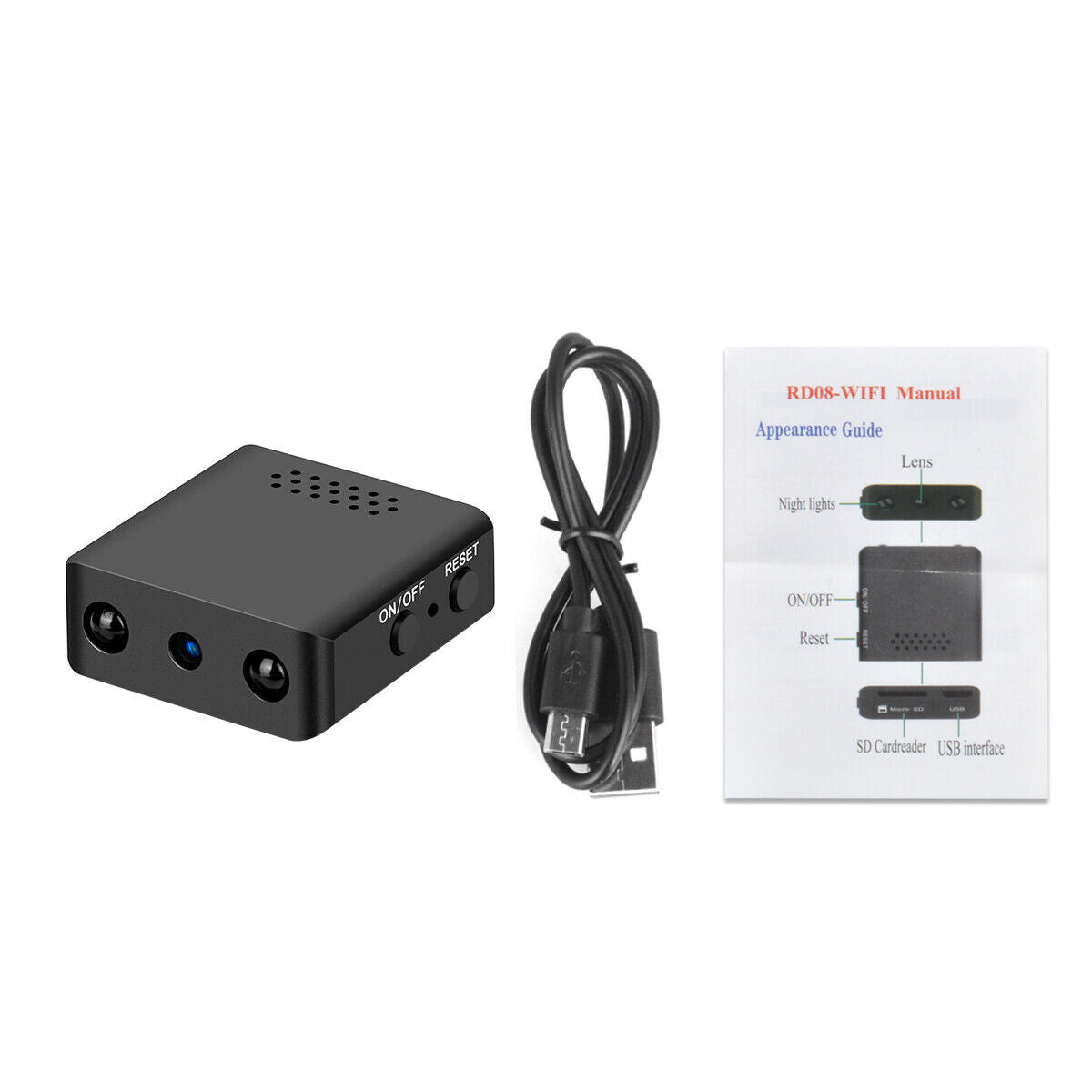 Micro HD Camera met WiFi en Audio - Compacte Beveiligingscamera met Nachtzicht
