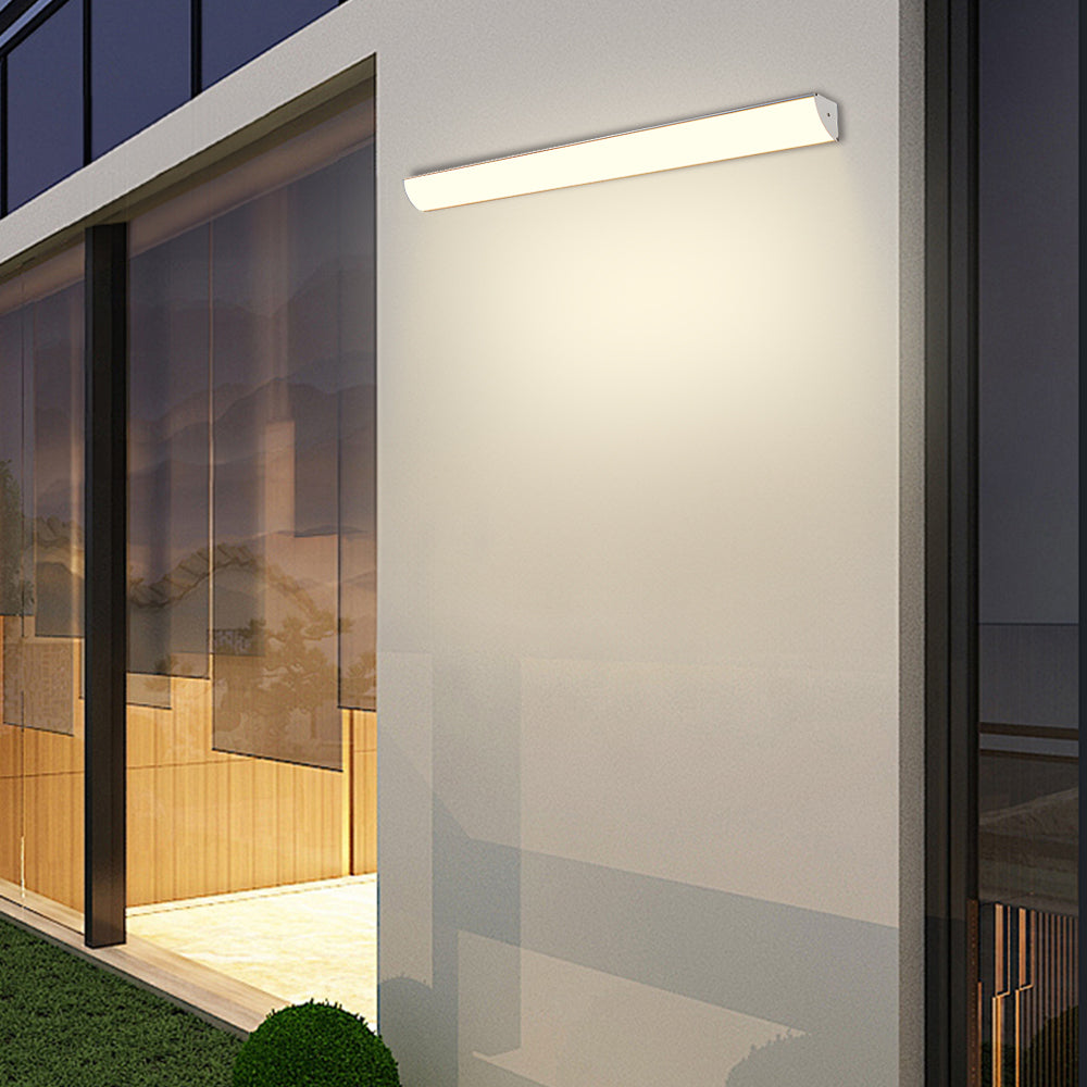 Minimalistische Wasserdichte LED Außenwandleuchte – Modernes Design, IP65, Aluminium für Garten & Fassade