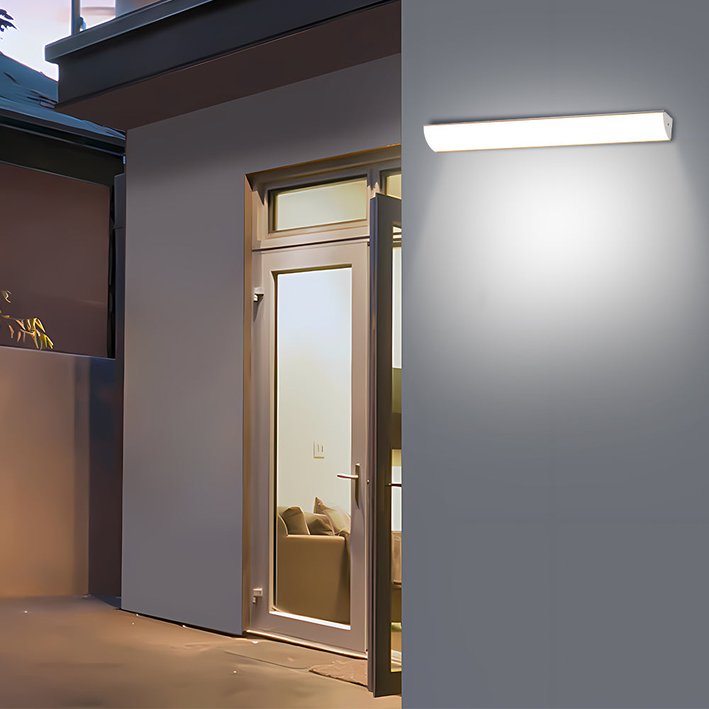 Minimalistische Wasserdichte LED Außenwandleuchte – Modernes Design, IP65, Aluminium für Garten & Fassade