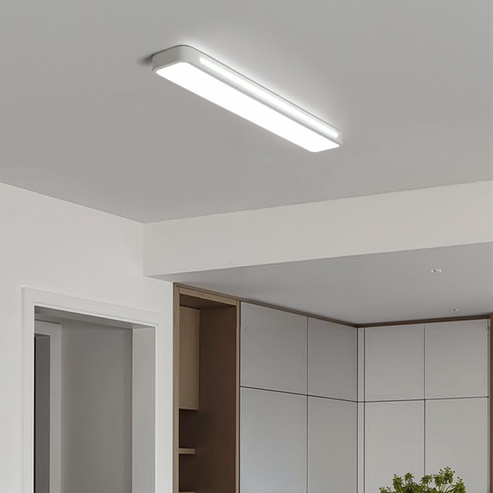Modernes nordisches minimalistisches langes LED-dimmbares Deckenlicht