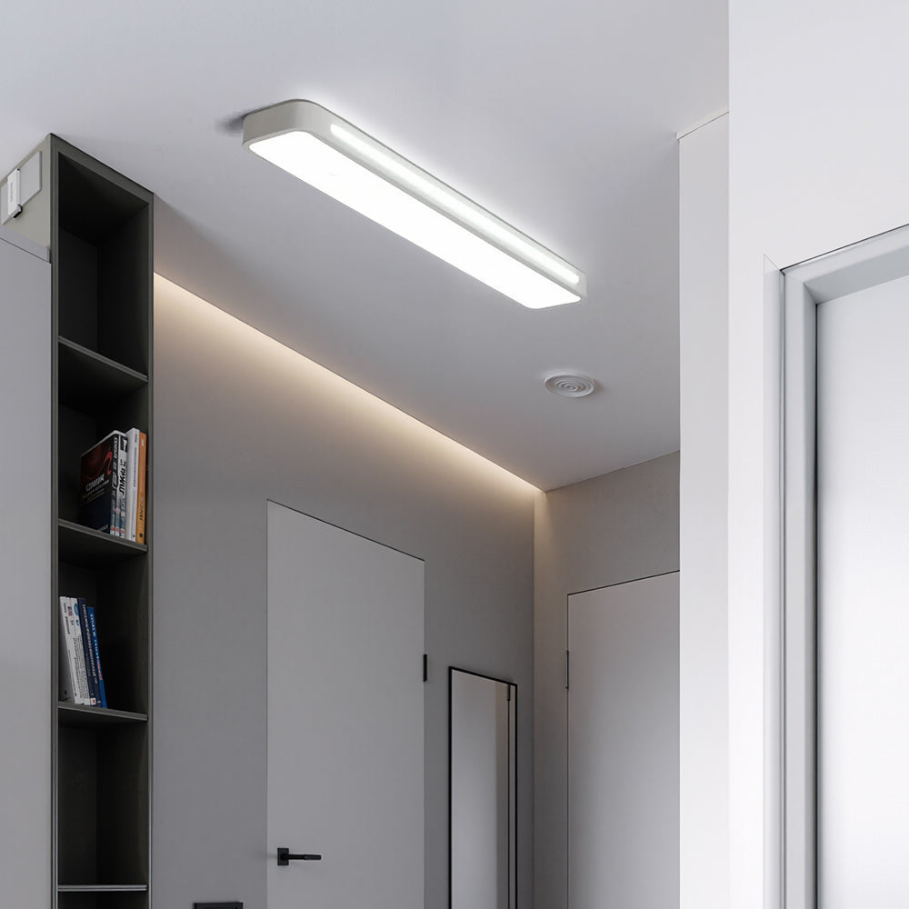 Modernes nordisches minimalistisches langes LED-dimmbares Deckenlicht