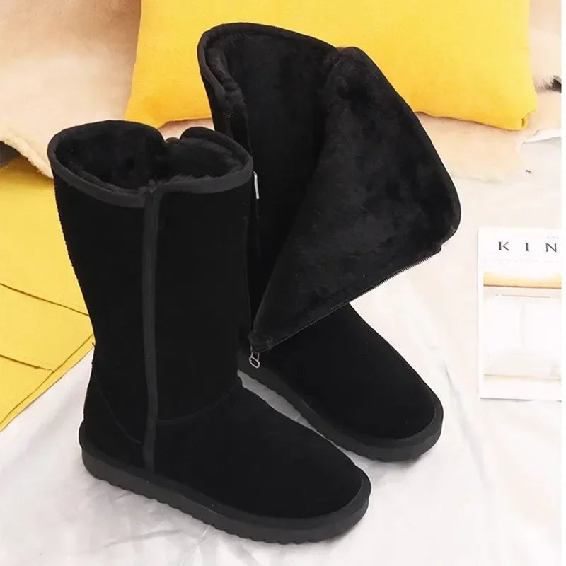 Warme dames snowboots – Comfortabele winterlaarzen met pluche voering