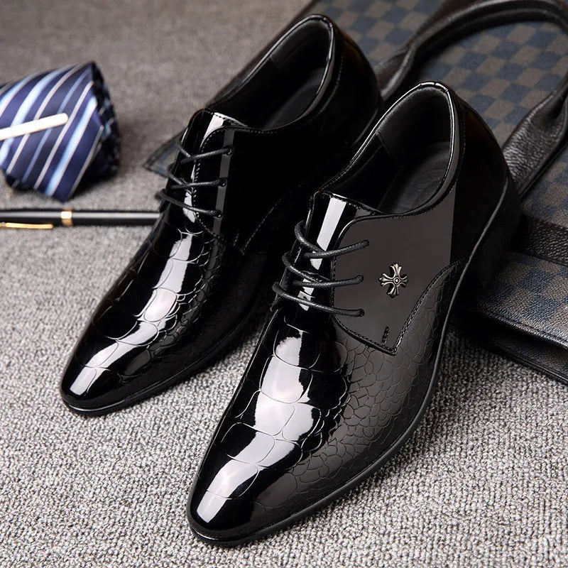 Heren Klassieke Oxford Schoenen met Puntneus