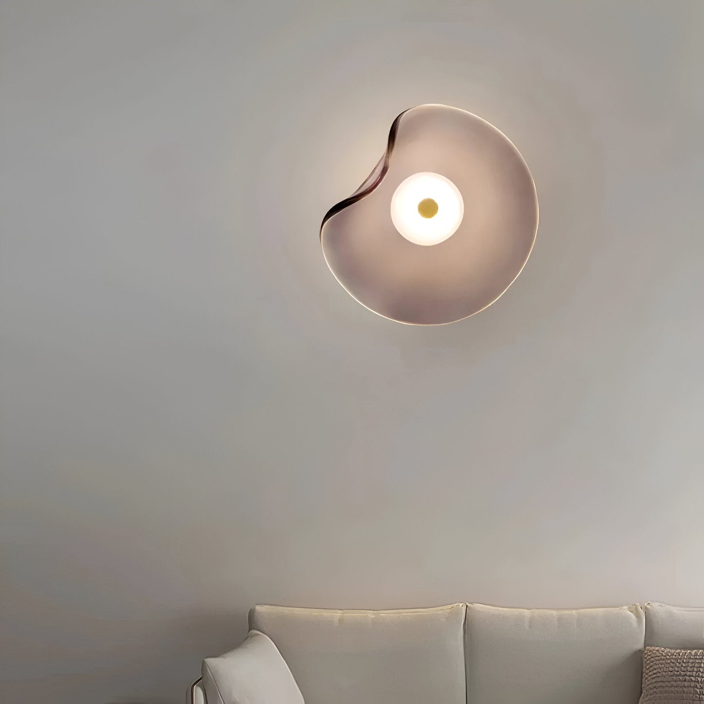 Moderne Glas Scandinavische Minimalistische LED Wandlamp – Sfeervolle Wandverlichting voor Interieurs