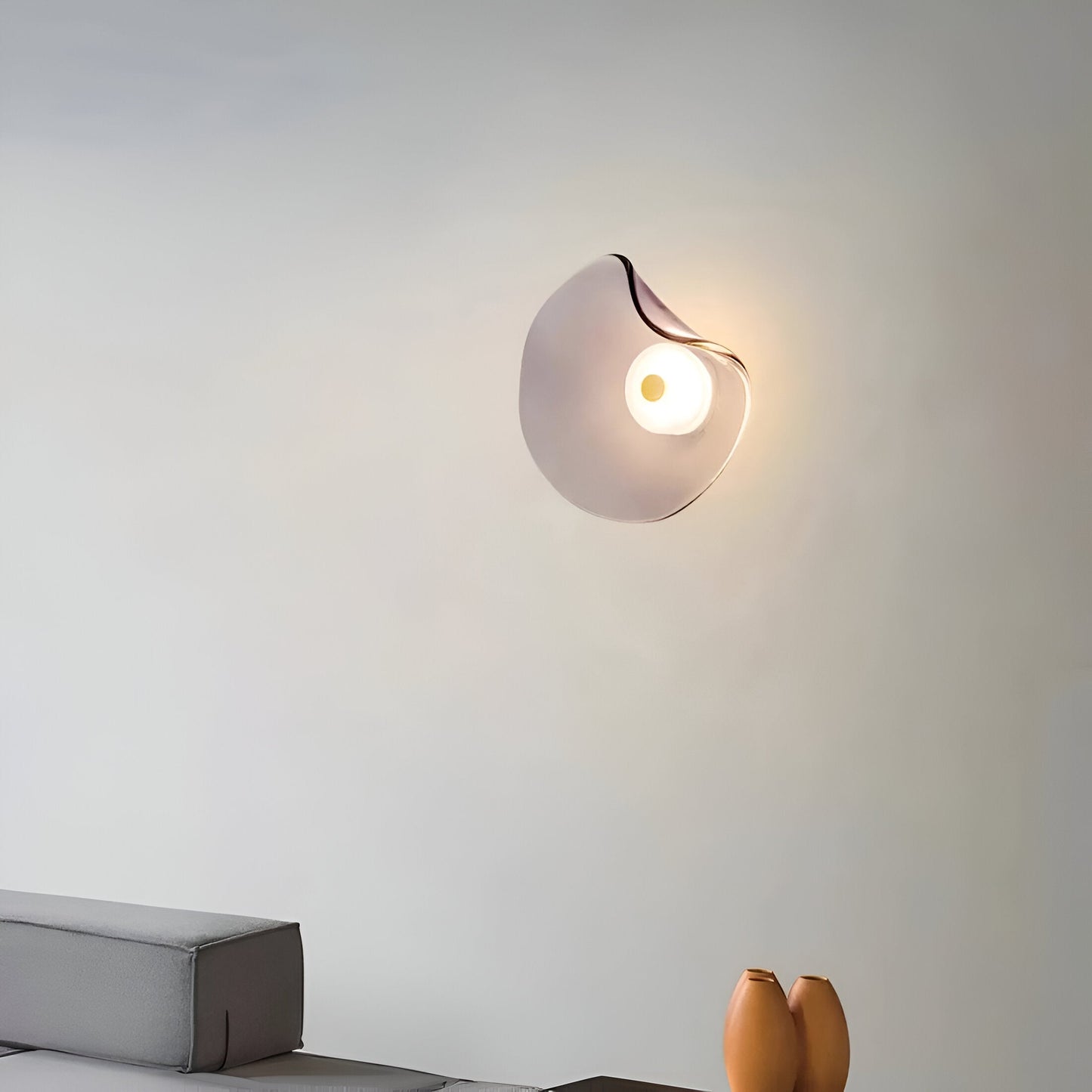 Moderne Glas Scandinavische Minimalistische LED Wandlamp – Sfeervolle Wandverlichting voor Interieurs