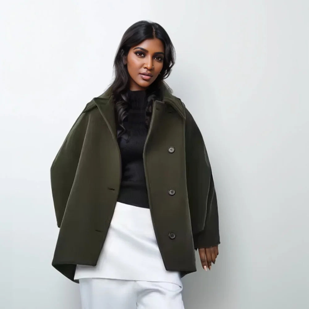 Dames Oversized Wintervest – Trenchmodel & Warm