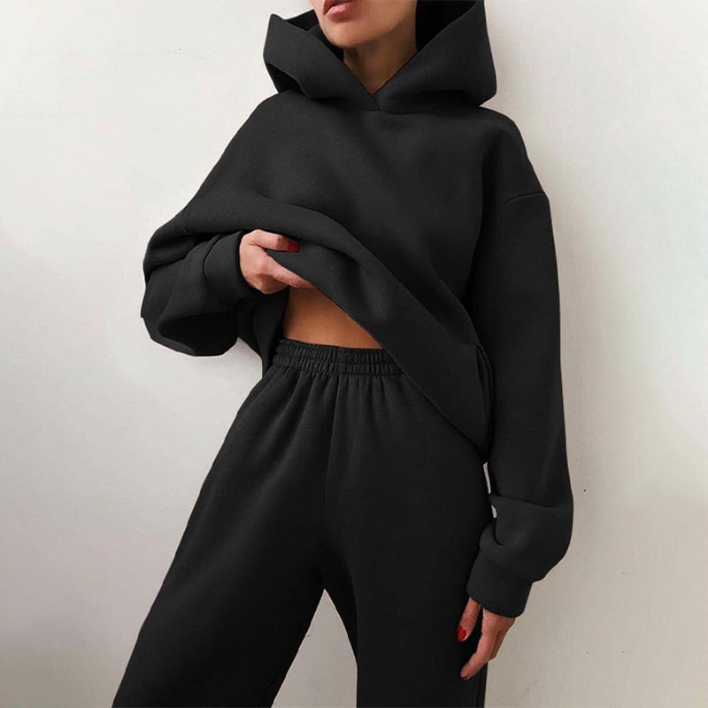 Damen Jogginganzug – Bequem & Weiches Innenfutter