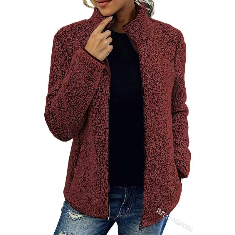 Fleecejacke Damen – Weiche & Warme Outdoorjacke Tryne